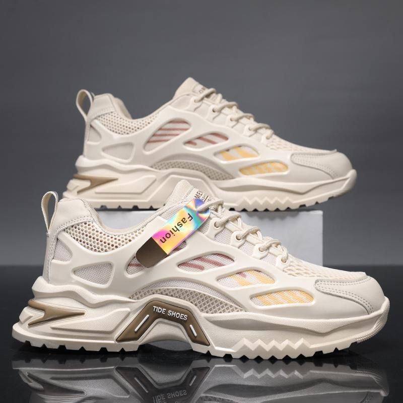 Dam Sneakers Trendig Med Andningsbar Mesh och Stötdämpande Sula 3