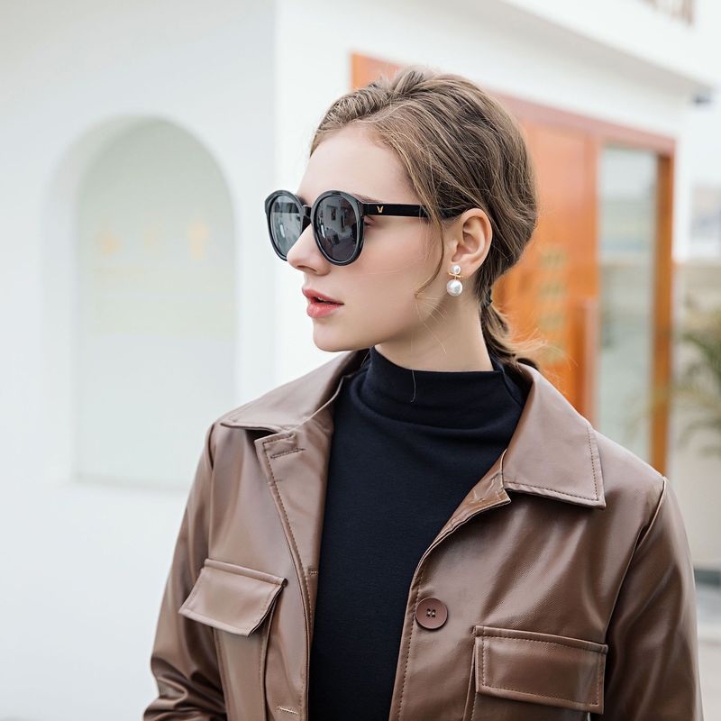 Dam Solglasögon Cat-Eye Stil Med UV-Skydd 5