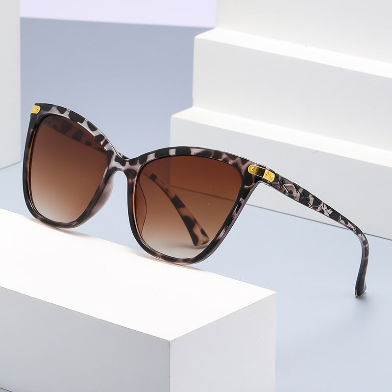 Dam Solglasögon Cat-Eye Trendig Design med UV-Skydd 4