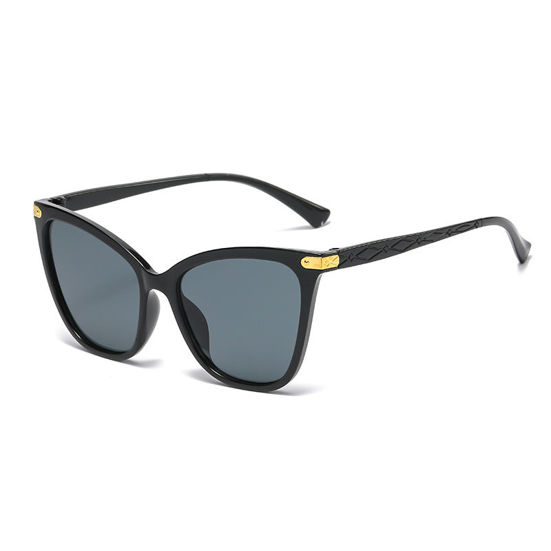 Dam Solglasögon Cat-Eye Trendig Design med UV-Skydd 5