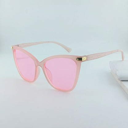 Dam Solglasögon Cat-Eye Trendig Design med UV-Skydd 9