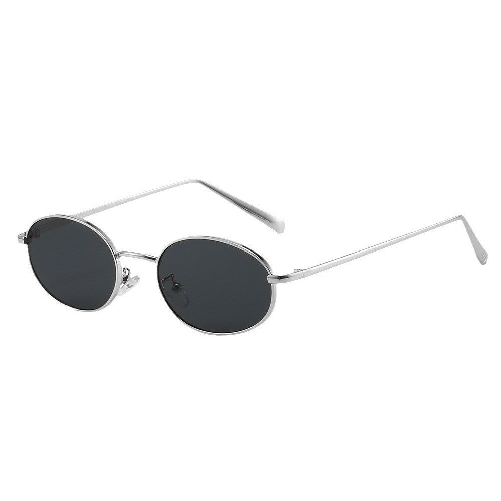 Dam Solglasögon Oval Design Med UV-Skydd 10