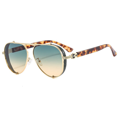 Dam Solglasögon Retro Utsmyckad Med UV-skydd 5