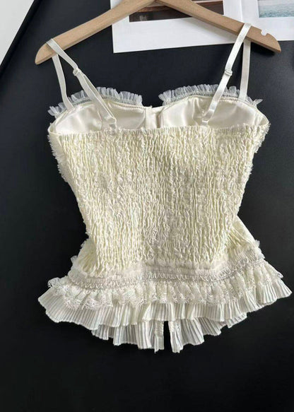 Dam Spaghetti Strap Topp Patchwork Design 1