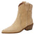 Dam Stövlar Cowboydesign Suède Med 5 Cm Klack 0