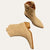 Dam Stövlar Cowboydesign Suède Med 5 Cm Klack 1