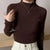 Dam Sweater Mock Neck Vintage Stickad 8