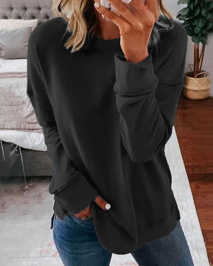Dam Sweatshirt Fritidsstil 5