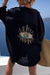Dam T-shirt Alziend Öga Casual Stil Mjuk Material 4