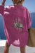 Dam T-shirt Alziend Öga Casual Stil Mjuk Material 8