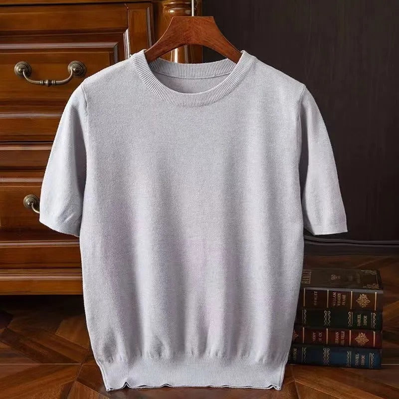 Dam T-shirt Enkel Design 100% Cashmere 1