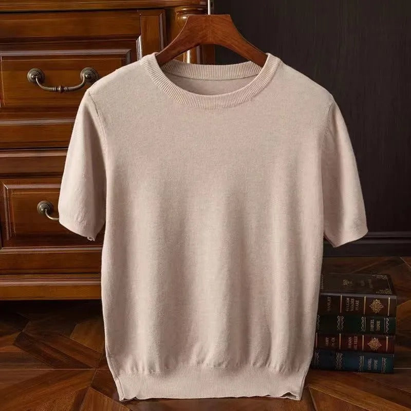 Dam T-shirt Enkel Design 100% Cashmere 3