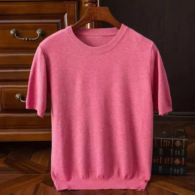 Dam T-shirt Enkel Design 100% Cashmere 4
