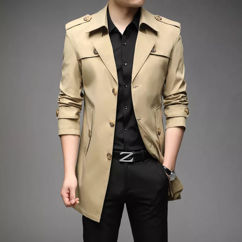 Dam Trench Coat Elegant Polyester 2