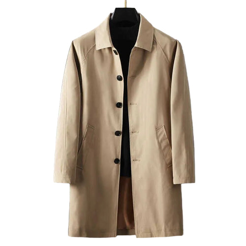 Dam Trenchcoat Klassisk Kort Med Spridd Krage 0