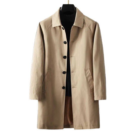 Dam Trenchcoat Klassisk Kort Med Spridd Krage 0