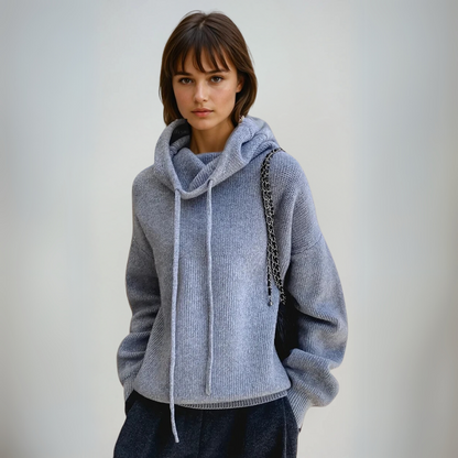 Dam Turtleneck Tröja Elegant Ull 1