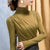 Dam Turtleneck Tröja Mjuk Bomull Elegant Klassisk Stil 1