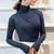 Dam Turtleneck Tröja Mjuk Bomull Elegant Klassisk Stil 3
