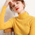 Dam Turtleneck Tröja Stickad Mjuk Pullover Cashmere 15