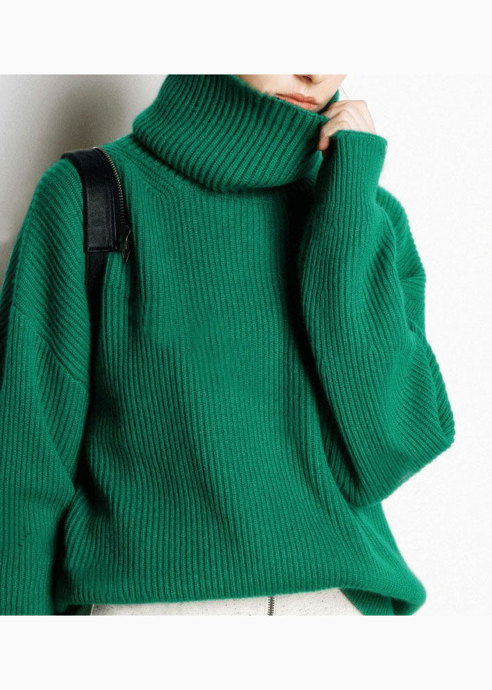 Dam Turtleneck Tröja i Cashmere Loose Fit 3