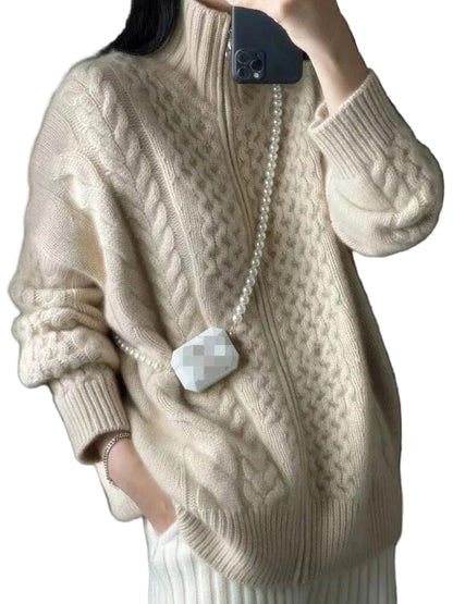 Dam Turtleneck Tröja i Kashmir 0