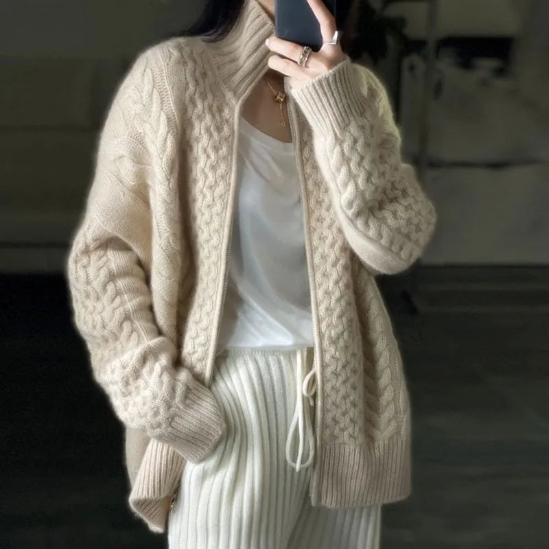 Dam Turtleneck Tröja i Kashmir 2