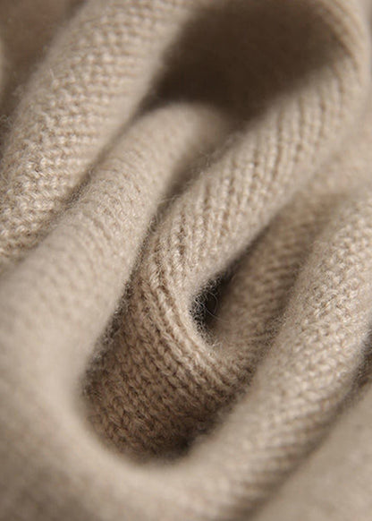 Dam Turtleneck Tröja med Knapp och Lång Ärmar 4