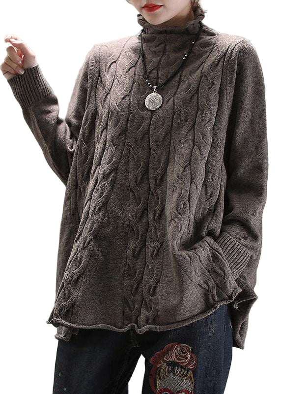 Dam Turtleneck Tröja med Sidöppning 0