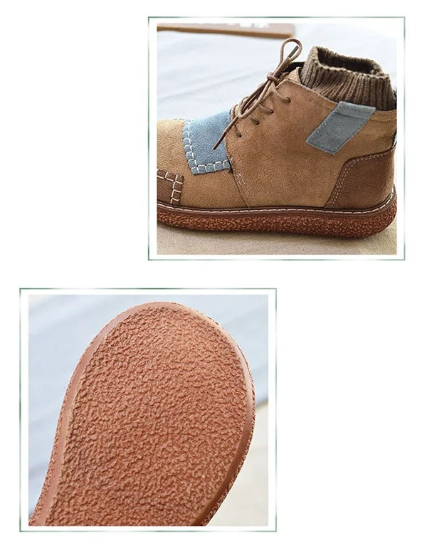 Dam Vinterstövlar Retro Stil 3