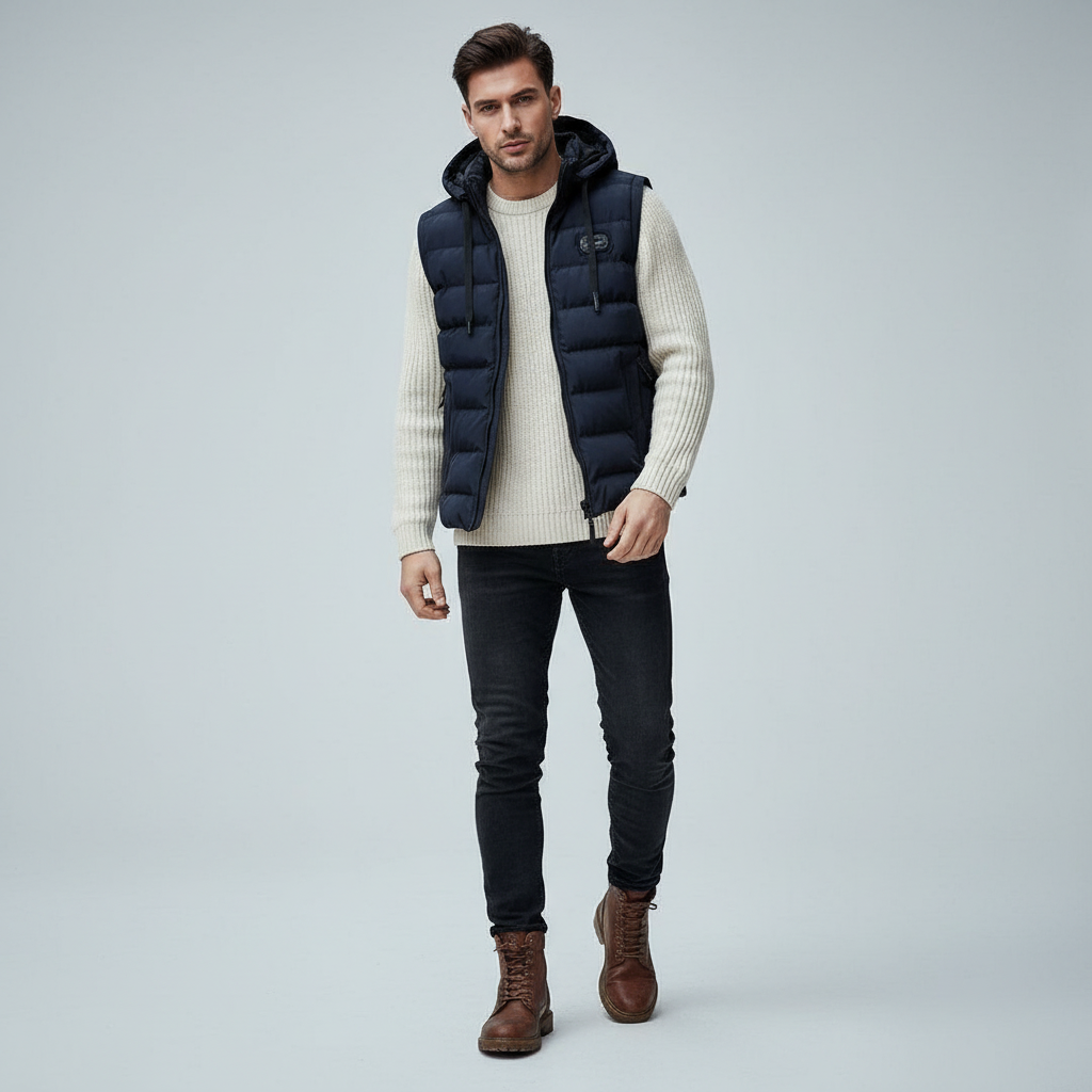 Dam Vinterväst Quiltad 3