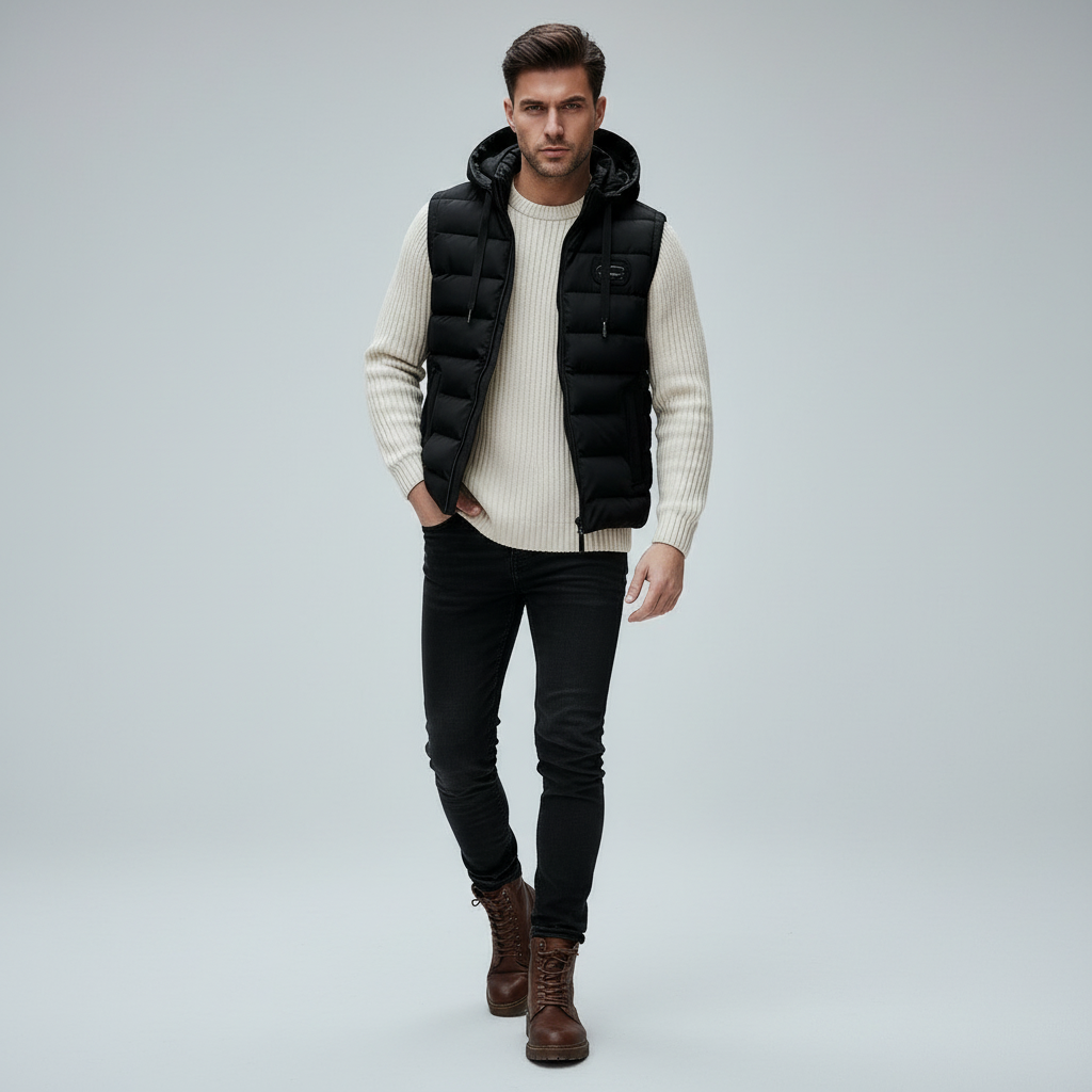 Dam Vinterväst Quiltad 4