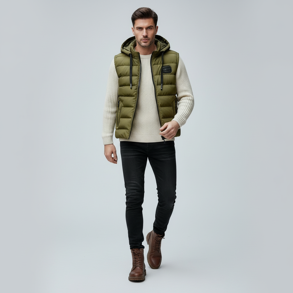 Dam Vinterväst Quiltad 5