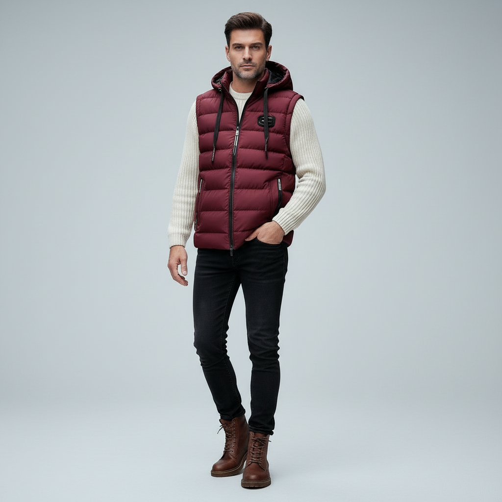 Dam Vinterväst Quiltad 6