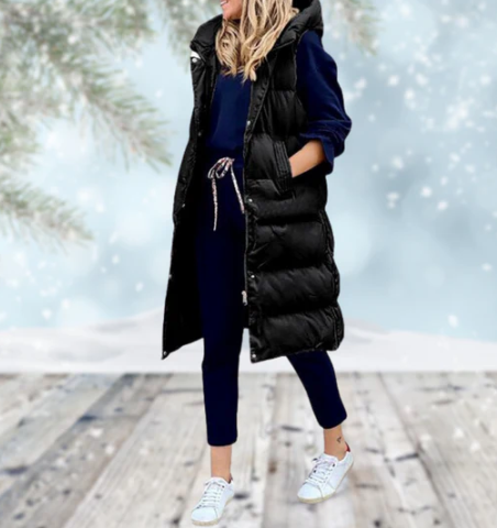 Dam Weste Mantel Med Stil Modern Design 1