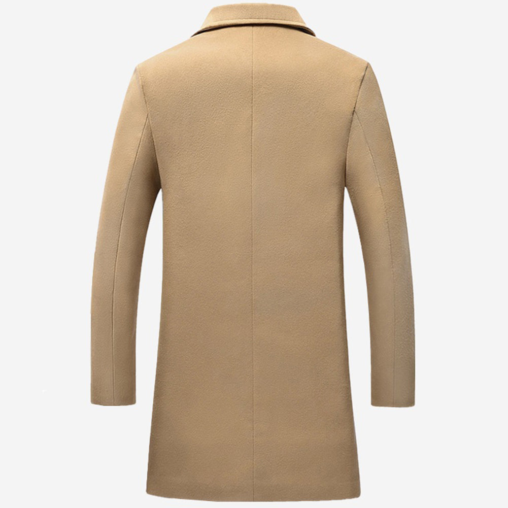Dam lång kappa med tidlös design 1