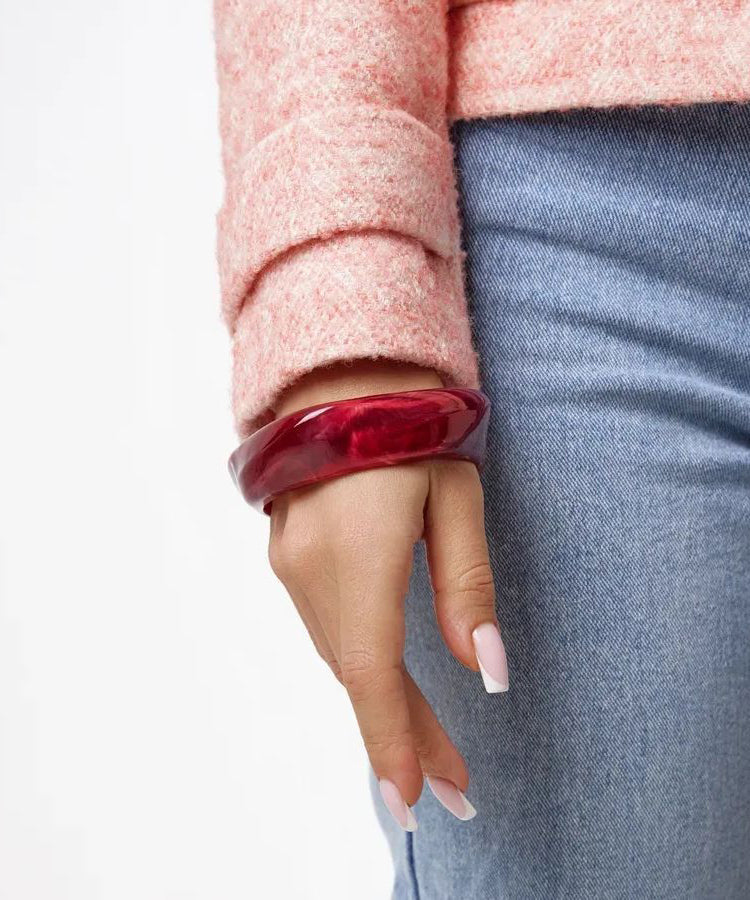Damarmring Asymmetrisk Fyrkantig Design 1