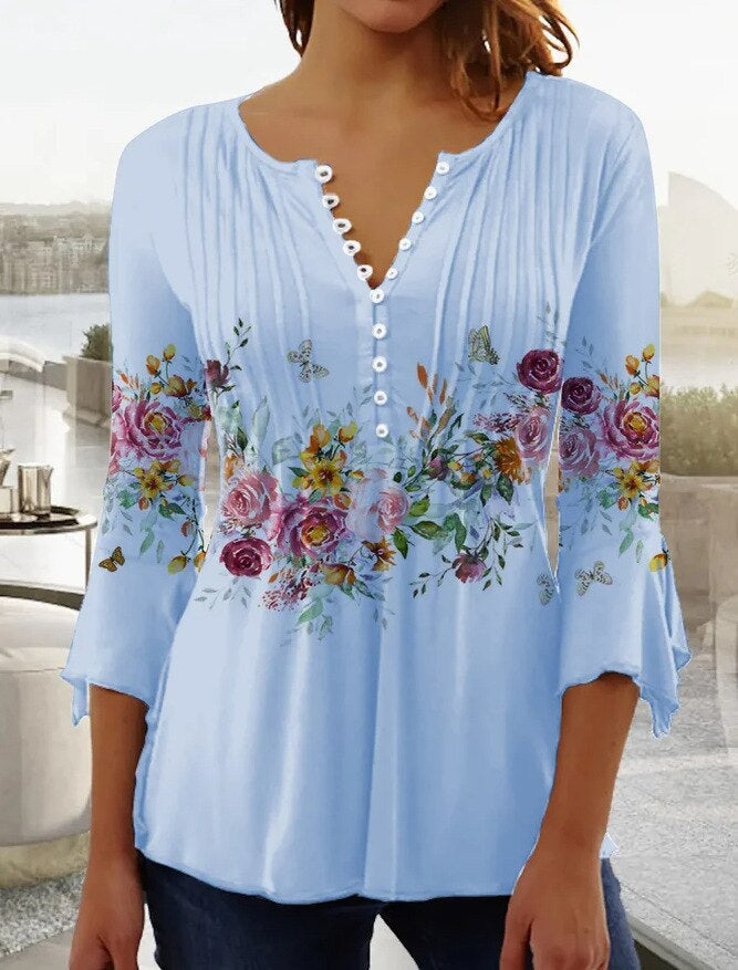 Damblus Klassisk Design Bomullsmix 3