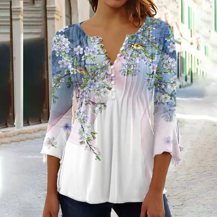 Damblus Klassisk Design Bomullsmix 7