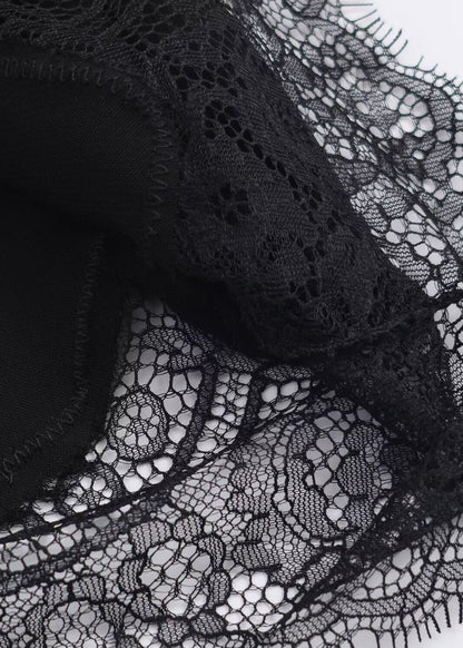 Damblus Långärmad O-hals Asymmetrisk Patchwork 3