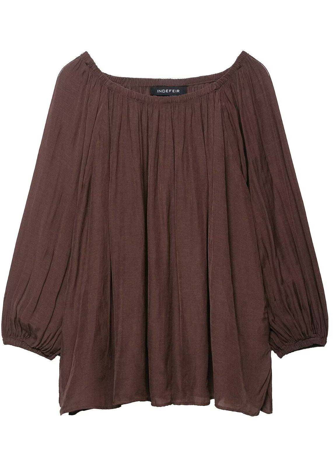 Damblus Oversized Rynkig Chiffong Sommarstil 3