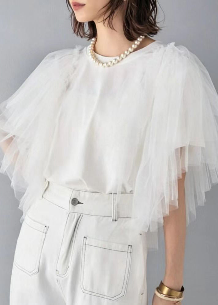 Damblus Rund Hals Patchworkdesign 1