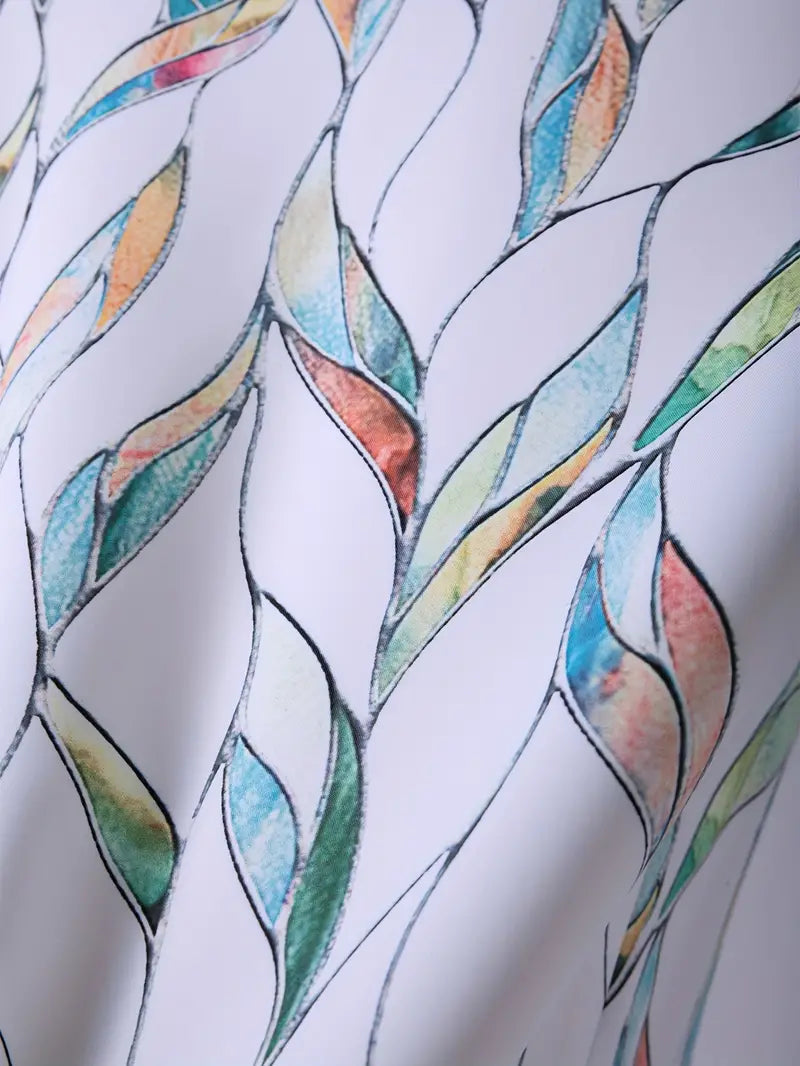 Damblus Unikt Mönster Andningsbart Material 7