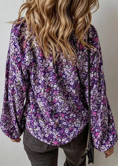 Damblus V-ringad Långärmad Loose Fit 3