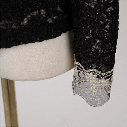 Damblus med Broderi och Meshpaneler 5