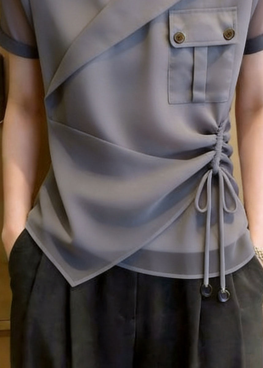 Damblus med asymmetrisk design och dragsko 3