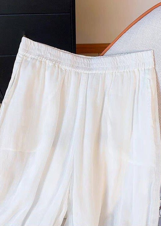 Dambyxor Bohemisk Stil Broderade Med Elastisk Midja 2