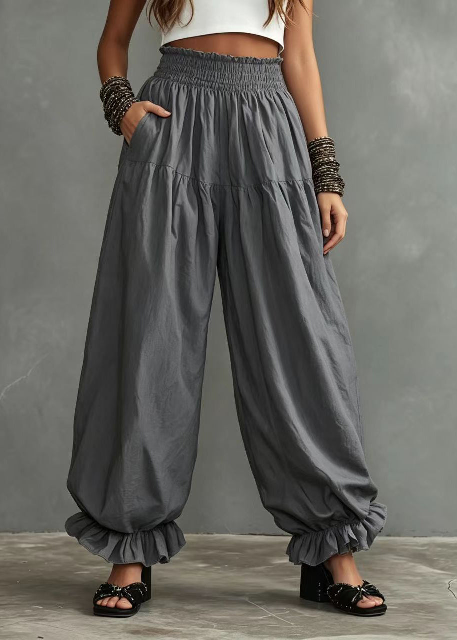 Dambyxor Oversized med Hög Midja och Lyktmodell 3