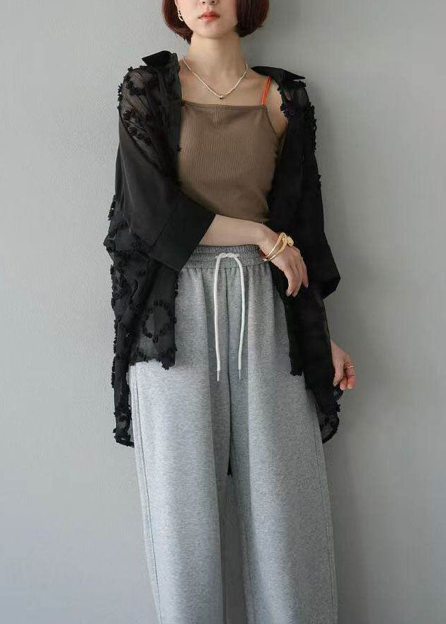 Damcardigan Bohemisk Stil med Broderi och Lätt Sommarkänsla 1