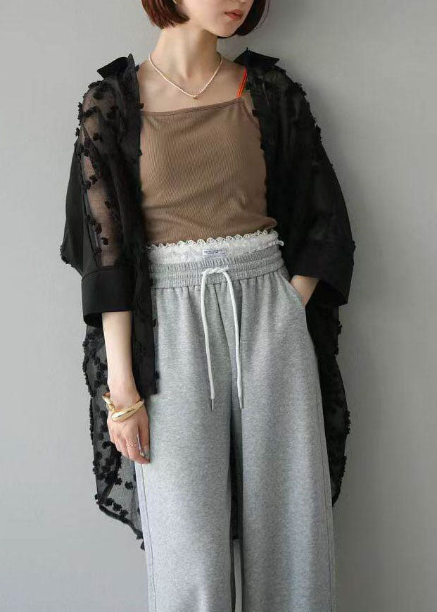 Damcardigan Bohemisk Stil med Broderi och Lätt Sommarkänsla 2